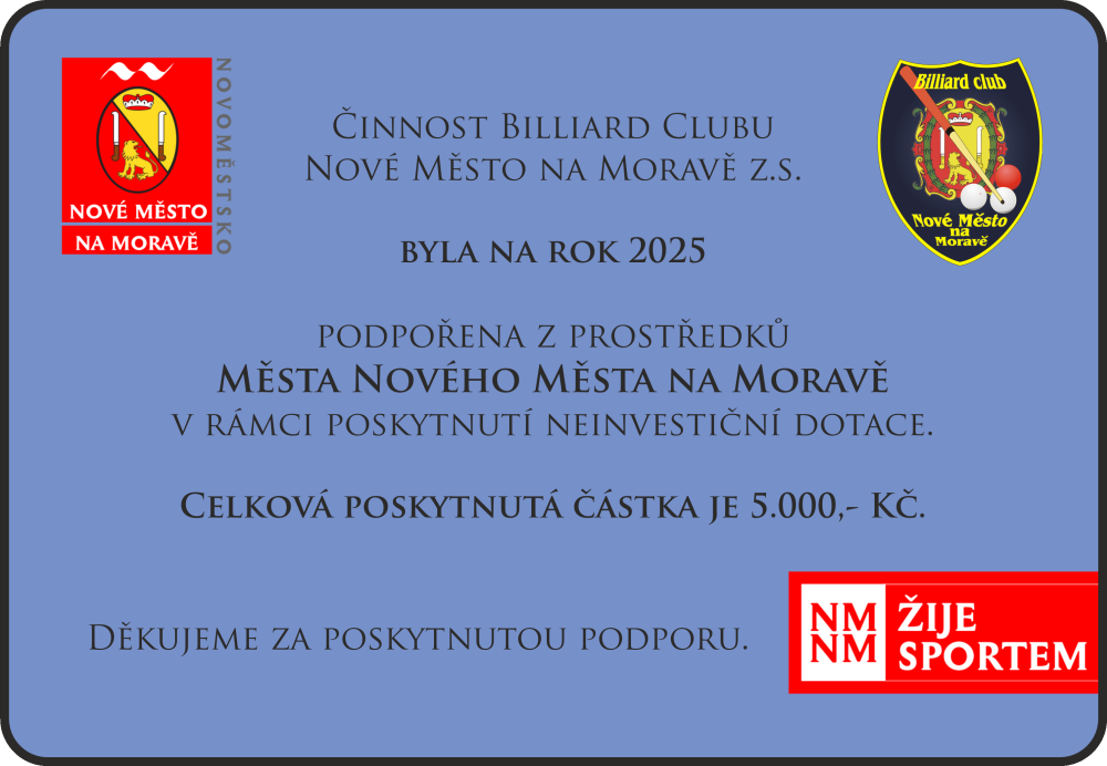 Dotace Nové Město na Moravě